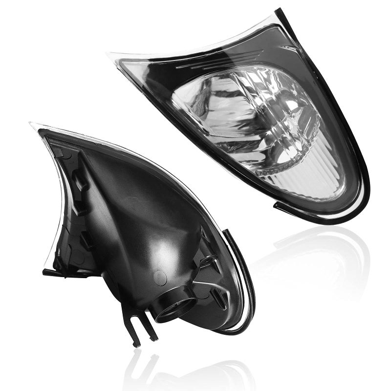 TEANTECH Clear Corner Signal Light,1 Pair Turn Signal Corner Light Lamp Lens Replacement For BMW E46 3-Series 4DR 2002-2005 Sedan Clear Corner Parking Marker Light Lens - Image 4